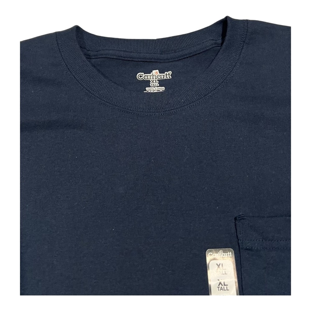 NWT Carhartt K126 Pocket T-Shirt Men's XL Tall Navy UPF 50+ - Picture 14 of 15
